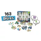 Üveggolyó készlet 163 db-os BUKI