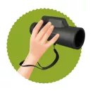 Profi monokulár távcső állvánnyal és mobiltartóval, 12x20 mm-es BUKI