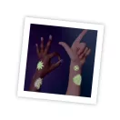 Lemosható tetoválás, Sötétben világító minták BUKI