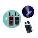 Újratölthető walkie-talkie 5 km-es hatótávolsággal BUKI