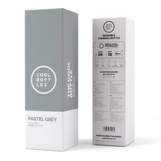 Cool Bottles hőtartó kulacs 750 ml - Pastel Grey