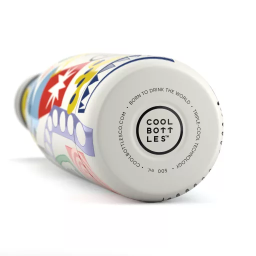 Cool Bottles Xclusive hőtartó kulacs 500 ml - Electric Garden