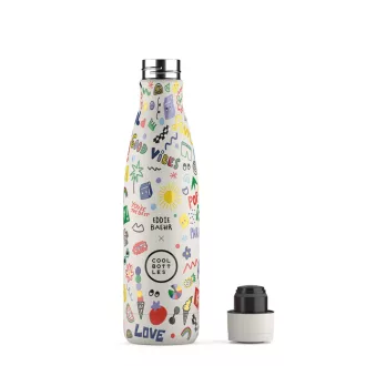 Cool Bottles Xclusive hőtartó kulacs 500 ml - Good Vibes