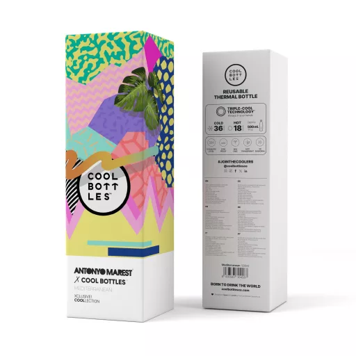 Cool Bottles Xclusive hőtartó kulacs 500 ml - Mediterranean