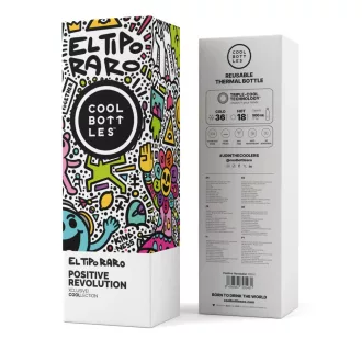 Cool Bottles Xclusive hőtartó kulacs 500 ml - El Tipo Raro - Positive Revolution