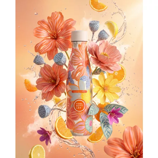 Cool Bottles Xclusive hőtartó kulacs 500 ml - Moniquilla - Rock Garden