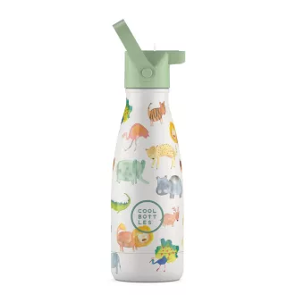 Cool Bottles Kids gyerek hőtartó kulacs 260 ml - African Safari