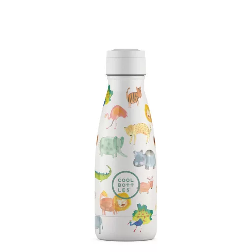 Cool Bottles Kids gyerek hőtartó kulacs 260 ml - African Safari