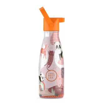 Cool Bottles Kids gyerek hőtartó kulacs 260 ml - Panda Gang