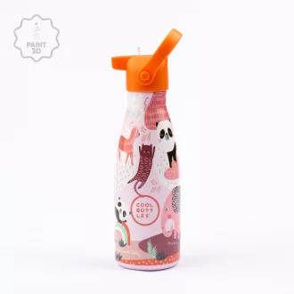 Cool Bottles Kids gyerek hőtartó kulacs 260 ml - Panda Gang
