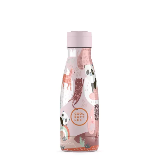 Cool Bottles Kids gyerek hőtartó kulacs 260 ml - Panda Gang