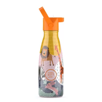 Cool Bottles Kids gyerek hőtartó kulacs 260 ml - Savannah Kingdom