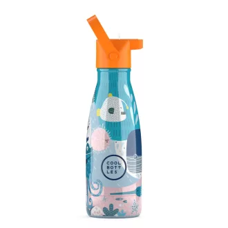 Cool Bottles Kids gyerek hőtartó kulacs 260 ml - Sea World