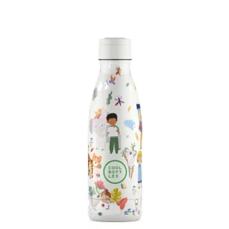 Cool Bottles Kids gyerek hőtartó kulacs 350 ml - Curious Explorers