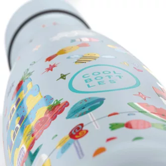 Cool Bottles Kids gyerek hőtartó kulacs 350 ml - Candy Land
