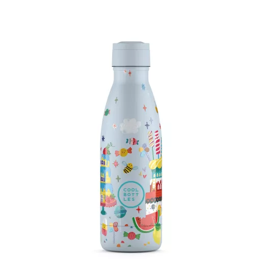 Cool Bottles Kids gyerek hőtartó kulacs 350 ml - Candy Land
