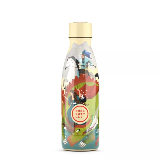 Cool Bottles Kids gyerek hőtartó kulacs 350 ml - Knigth Legend