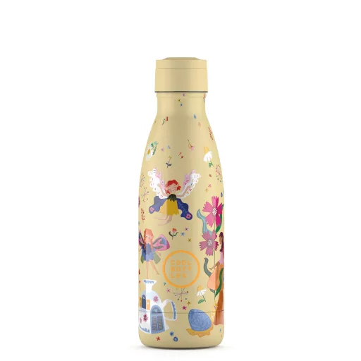 Cool Bottles Kids gyerek hőtartó kulacs 350 ml - Magical Fairies