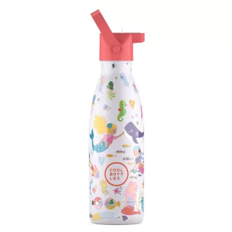 Cool Bottles Kids gyerek hőtartó kulacs 350 ml - Sweet Mermaids