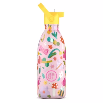 Cool Bottles Kids gyerek hőtartó kulacs 500 ml - Bug Life