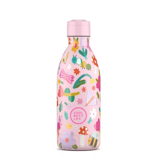 Cool Bottles Kids gyerek hőtartó kulacs 500 ml - Bug Life