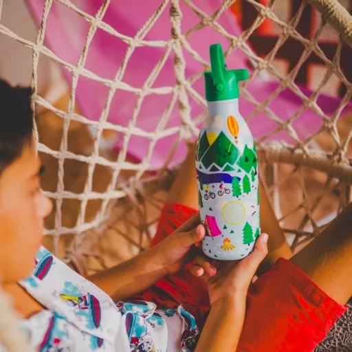 Cool Bottles Kids gyerek hőtartó kulacs 500 ml - Outdoor Adventure