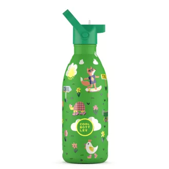 Cool Bottles Kids gyerek hőtartó kulacs 500 ml - Rolling Skaters
