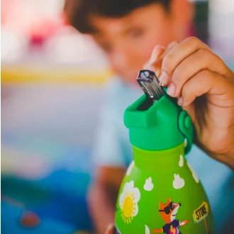 Cool Bottles Kids gyerek hőtartó kulacs 500 ml - Rolling Skaters