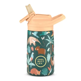 Cool Bottles Kiddies baba hőtartó kulacs 350 ml - Rainforest Refuge