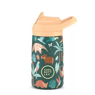 Cool Bottles Kiddies baba hőtartó kulacs 350 ml - Rainforest Refuge