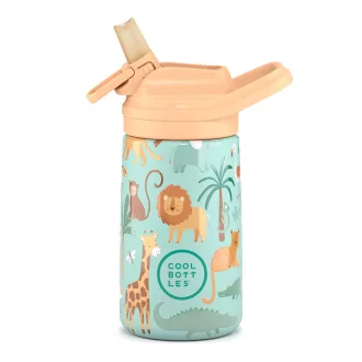 Cool Bottles Kiddies baba hőtartó kulacs 350 ml - Wild Crew