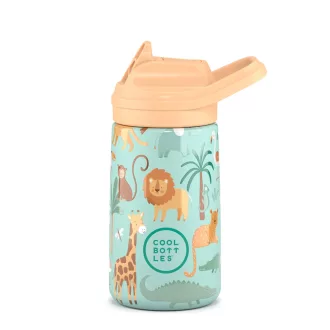 Cool Bottles Kiddies baba hőtartó kulacs 350 ml - Wild Crew