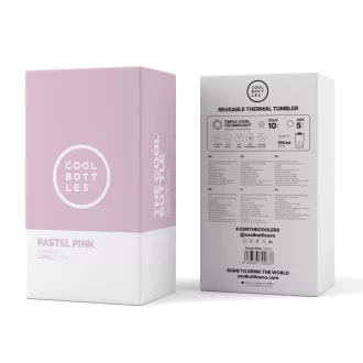 Cool Bottles tumbler 550 ml - Pastel Pink