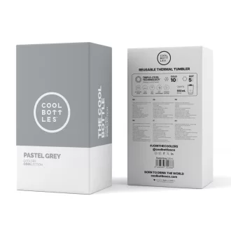 Cool Bottles tumbler 550 ml - Pastel Grey