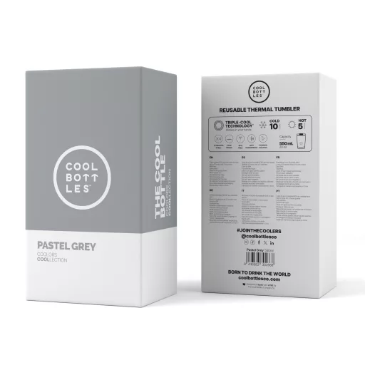 Cool Bottles tumbler 550 ml - Pastel Grey