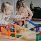 Cleverclixx mágneses építőjáték kiegészítő - Versenyautó zöld