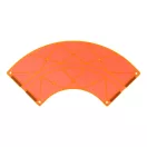 Cleverclixx mágneses építőjáték - Versenypálya kiegészítő kanyarok 15 db