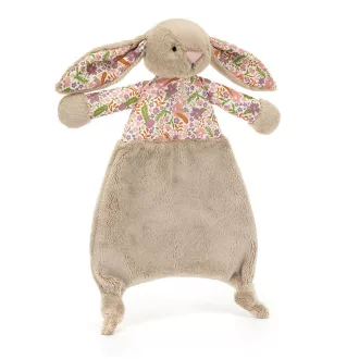 Jellycat szundikendő - Sziromfülű nyuszi - Bézs