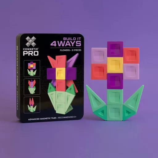 CONNETIX PRO Build It virágok szett 21 db