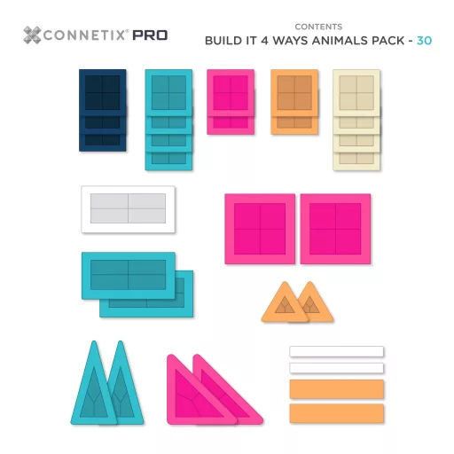 CONNETIX PRO Build It állatok szett 30 db