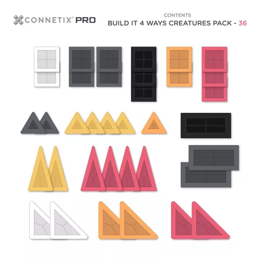 CONNETIX PRO Build It lények szett 36 db