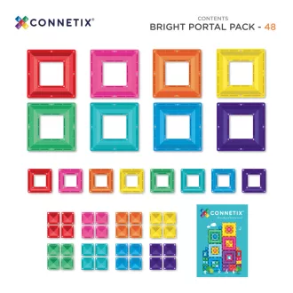 CONNETIX Portal fényes pack (48 db)