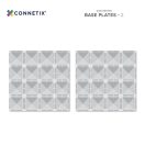 CONNETIX Clear 2 db-os építőlap - Átlátszó