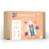 Connetix pasztell négyzet szett - 40 db