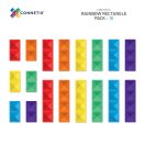 Connetix szivárvány téglalap szett - 18 db