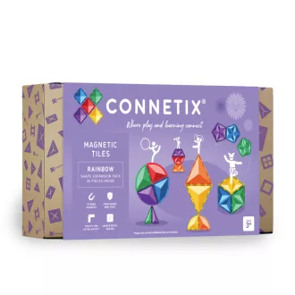 Connetix szivárvány forma bővítő szett - 36 db