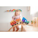 Connetix szivárvány jármű építő szett - 50 db