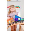 Connetix szivárvány jármű építő szett - 50 db