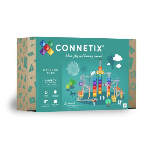 Connetix golyópálya szett - 92 db