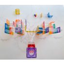 Connetix golyópálya szett - 92 db